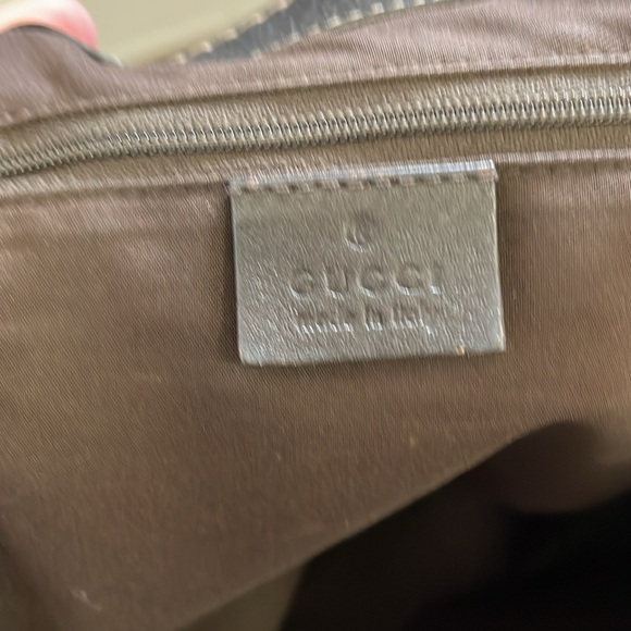 Gucci - Classic Canvas Leather Medium Tote bag - Brown - Picture 11 of 16